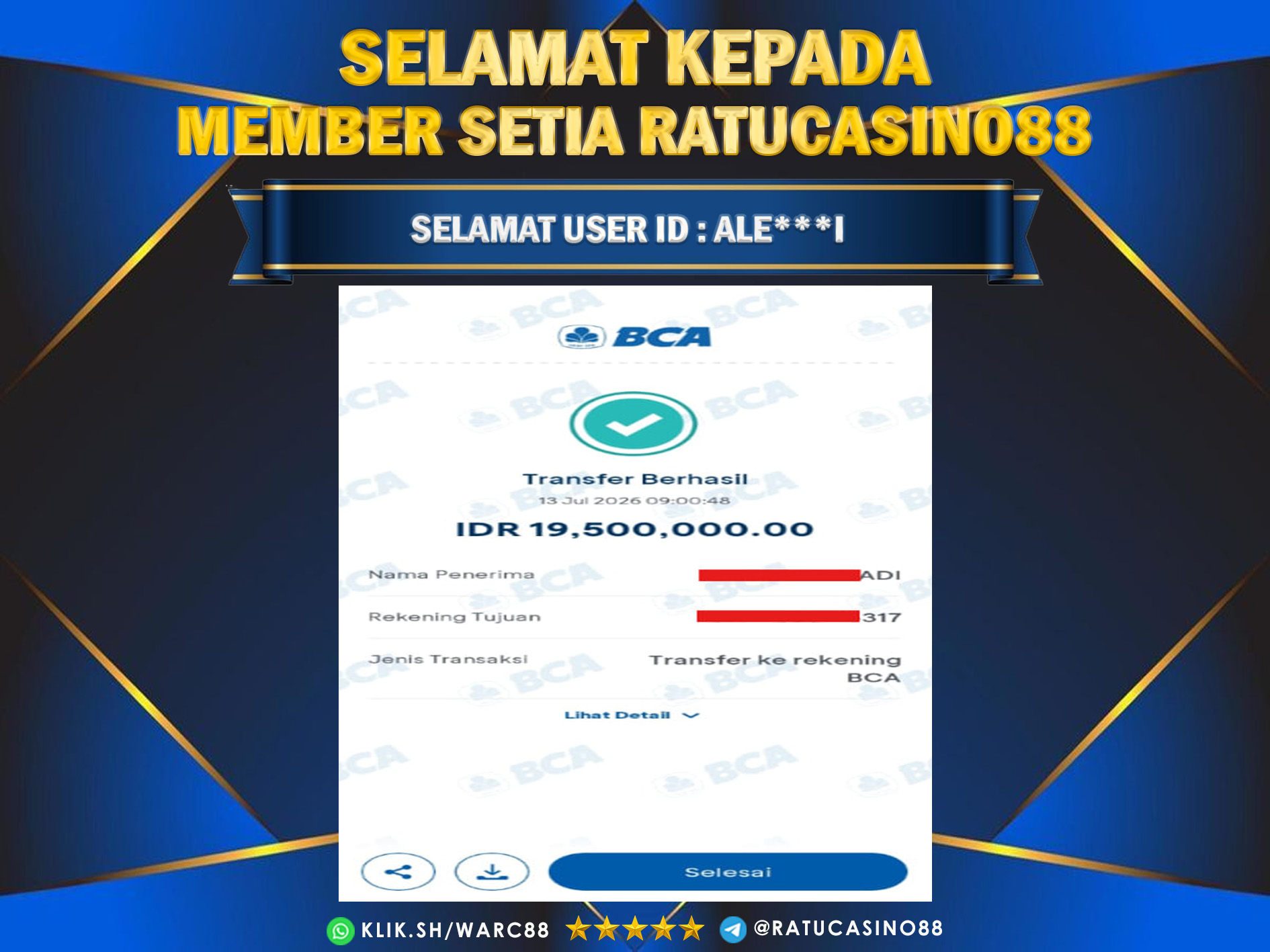 WITHDRAWAL MEMBER 252